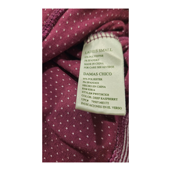 Tangerine Small Purple and White Striped Long Sleeve Hooded Jacket - Picture 5 of 10